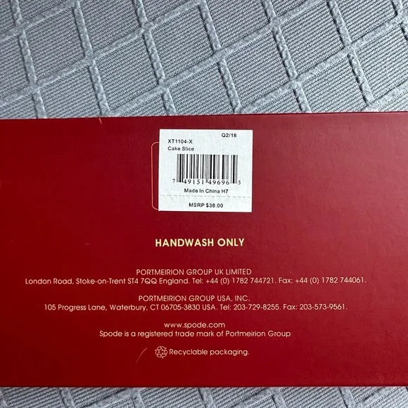 NWT Spode Christmas Tree Cake Slice - Picture 4 of 5